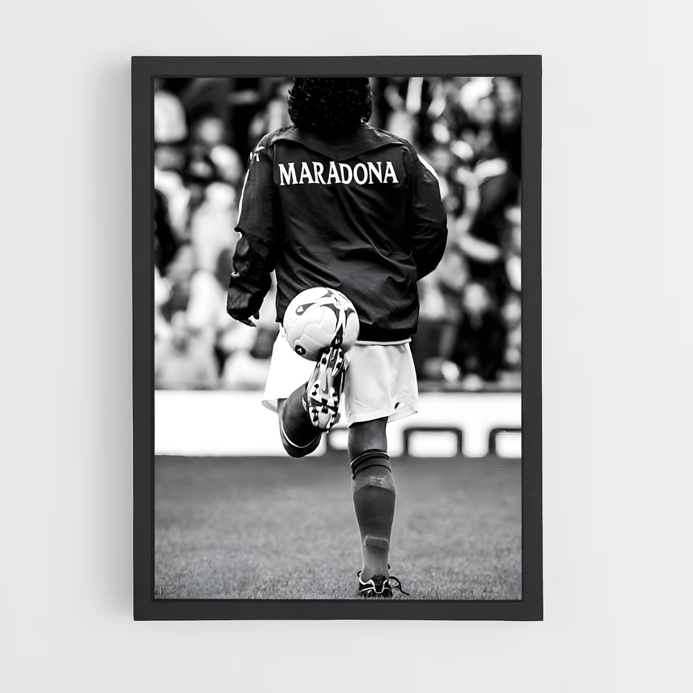 Poster Maradona en Action (vue 2)